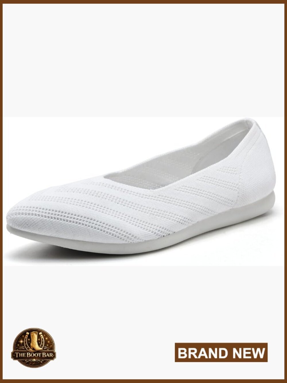 Women's Mesh Slip On Ballet Flats Pointed Toe Loafers with Arch Support Office